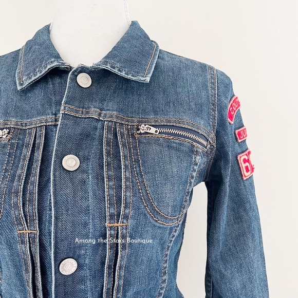 Super Rare Y2K Vintage Juicy Couture Denim Jacket ASO Rachel Green in Friends - Picture 9 of 14